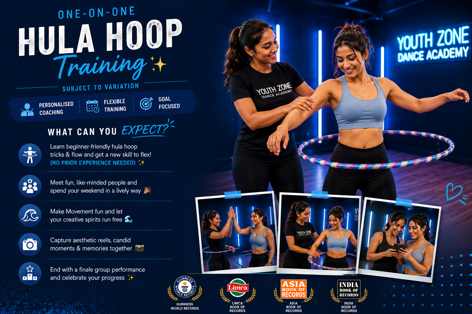 One - on - One Hula Hoop Training